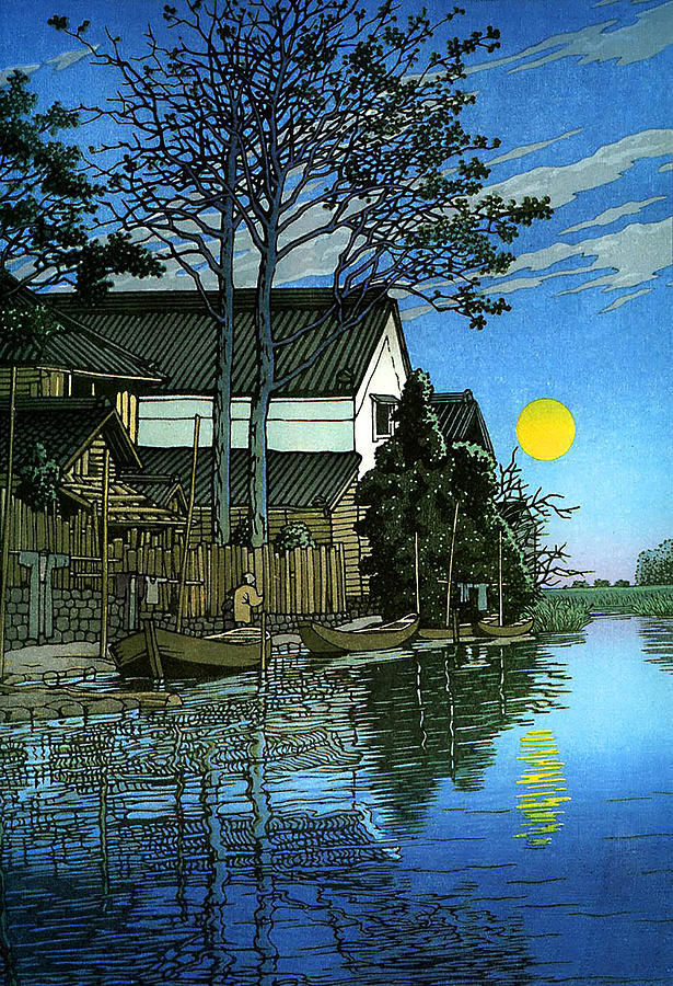 Hasui Kawase Painting By Ahmed Karimi - Fine Art America