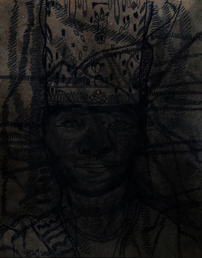 His Royal Highness Kabaka Ssabasajja Ronald Edward Frederick Kimera Muwenda Mutebi II #5 Painting by Gloria Ssali