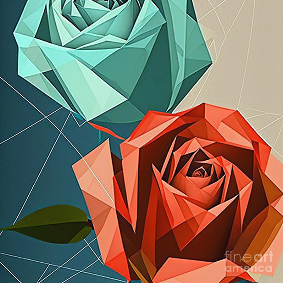 Illustrious Roses Digital Art