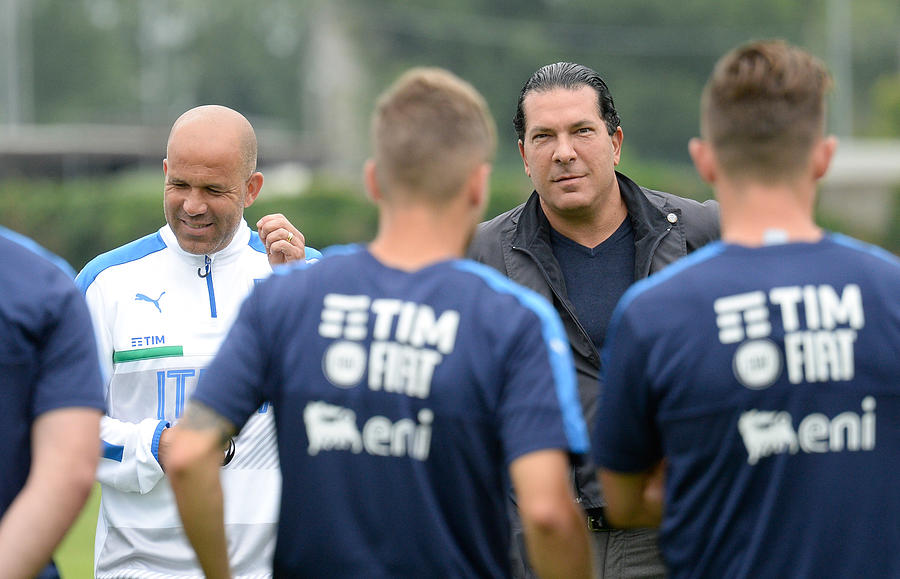 Italy U21 Training Session And Press Conference #5 Photograph by Dino Panato