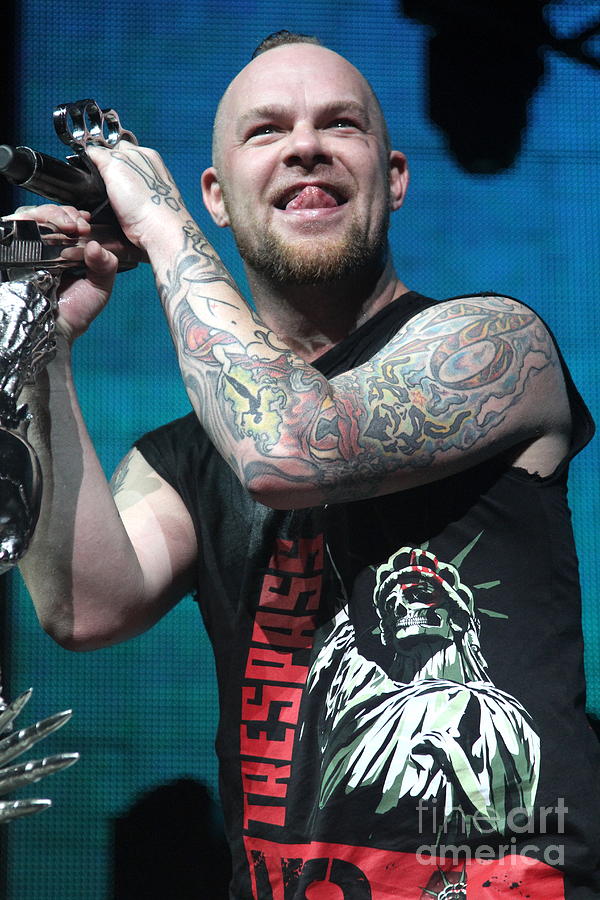 Ivan Moody - Five Finger Death Punch Photograph by Concert Photos