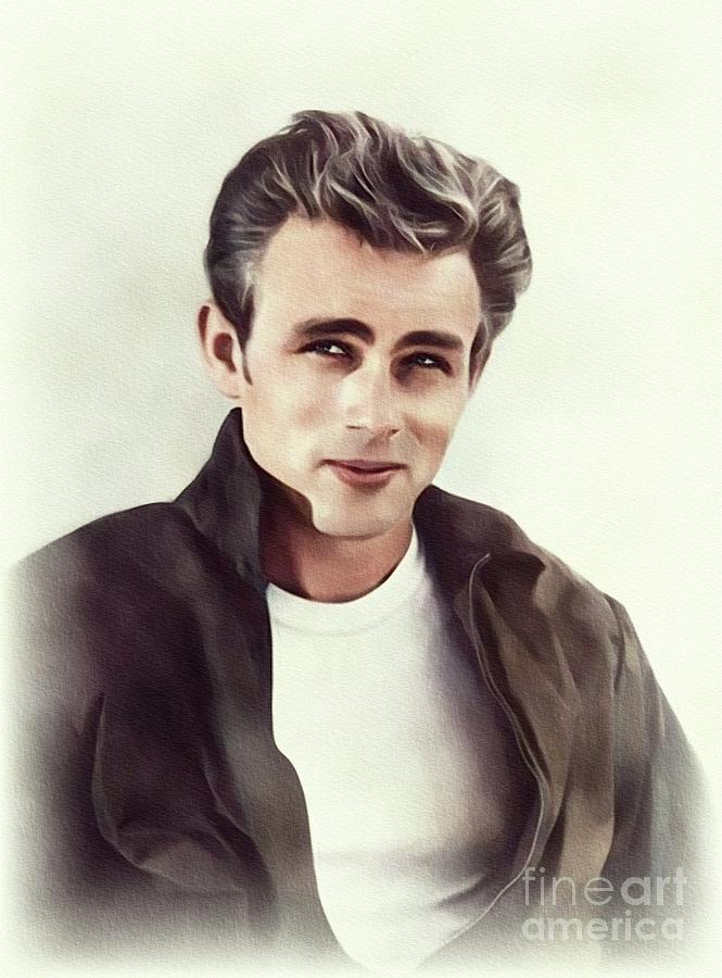 James Dean, Movie Legend Painting by John Springfield - Fine Art America