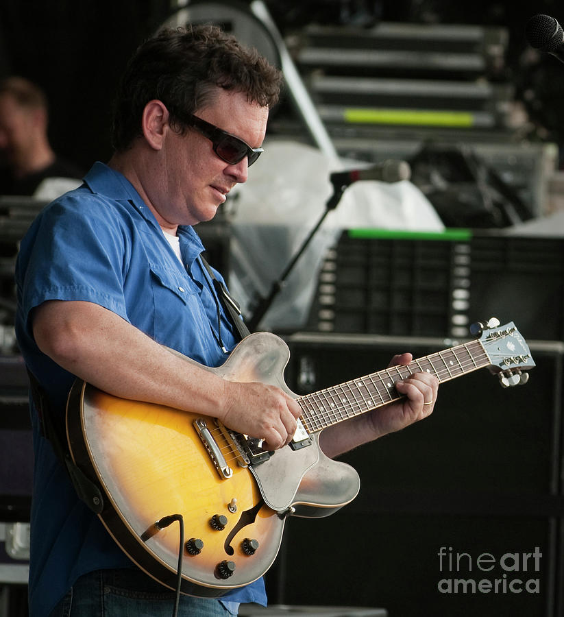Jeff Raines with Galactic at Bonnaroo #4 Photograph by David Oppenheimer