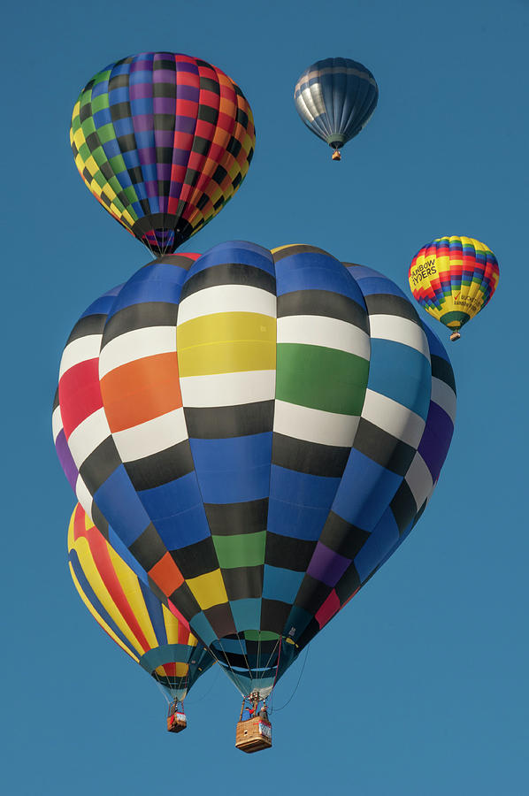 Hot Air Balloon Fiesta-1 Photograph by Kathleen Lattimer Hot Air Balloon Fiesta-1 Photograph by Kathleen Lattimer