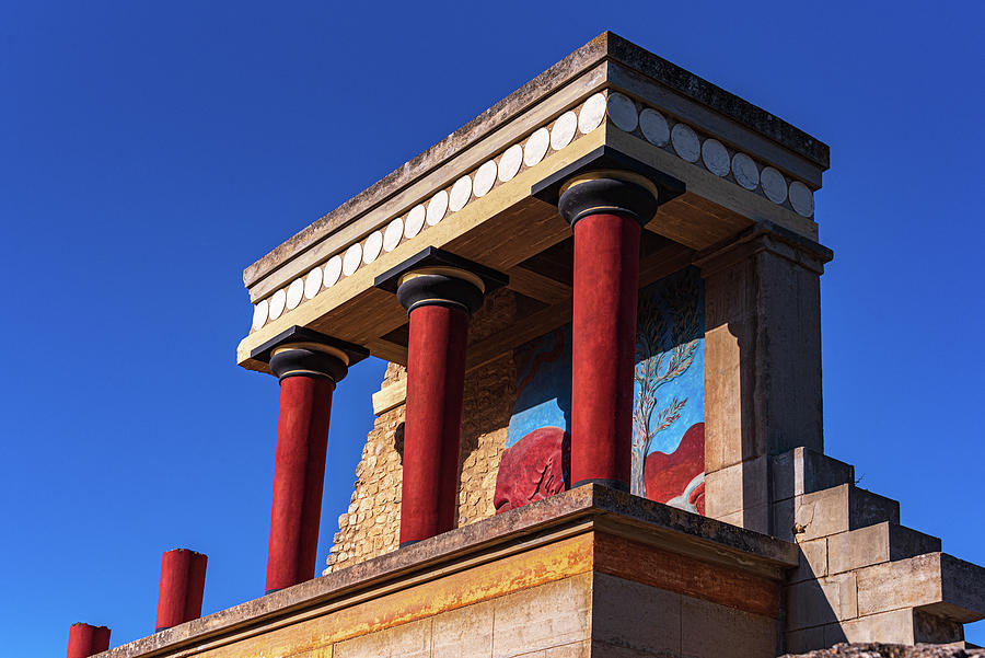 Knossos Archaeological Site - Heraklion - Crete - Greece Photograph by