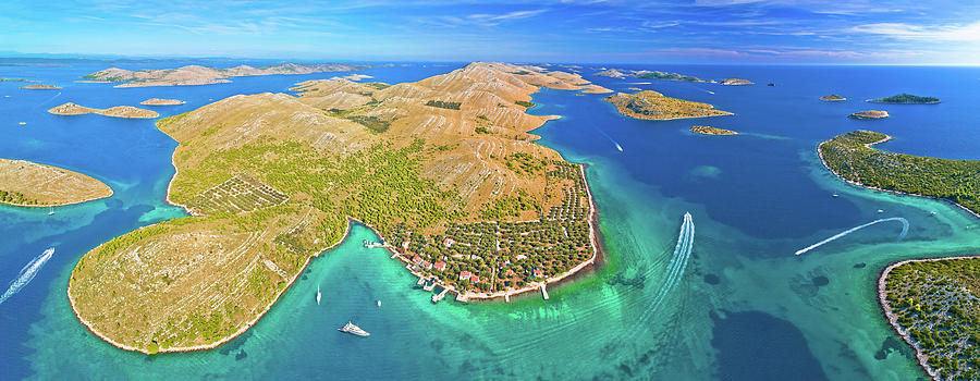Kornati. Amazing island archipelago landscape of Kornati nationa #5 Photograph by Brch Photography