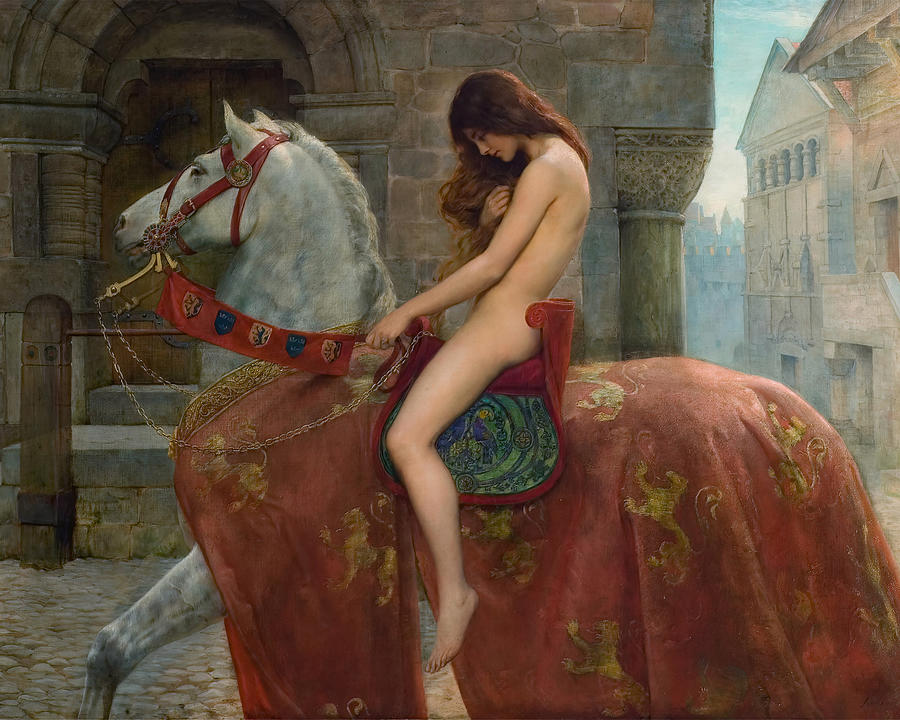 Lady Godiva #5 Painting by John Collier