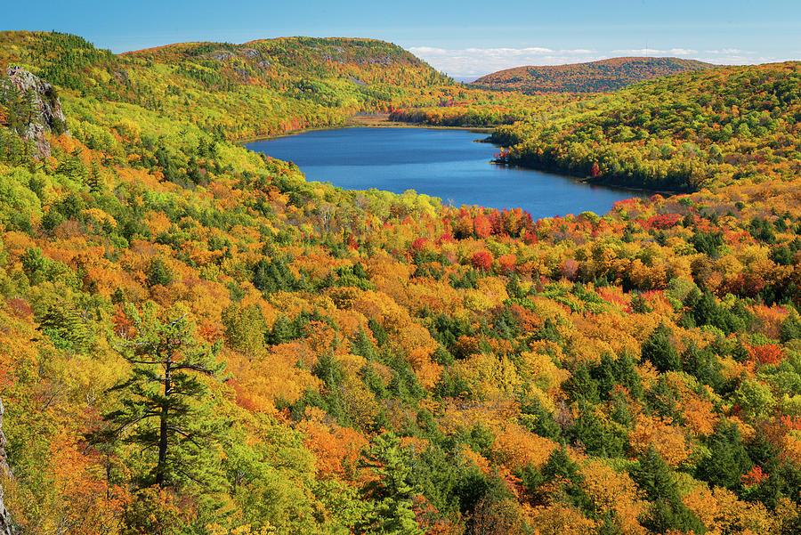 Lake of the Clouds Photograph by Tim Trombley | Fine Art America