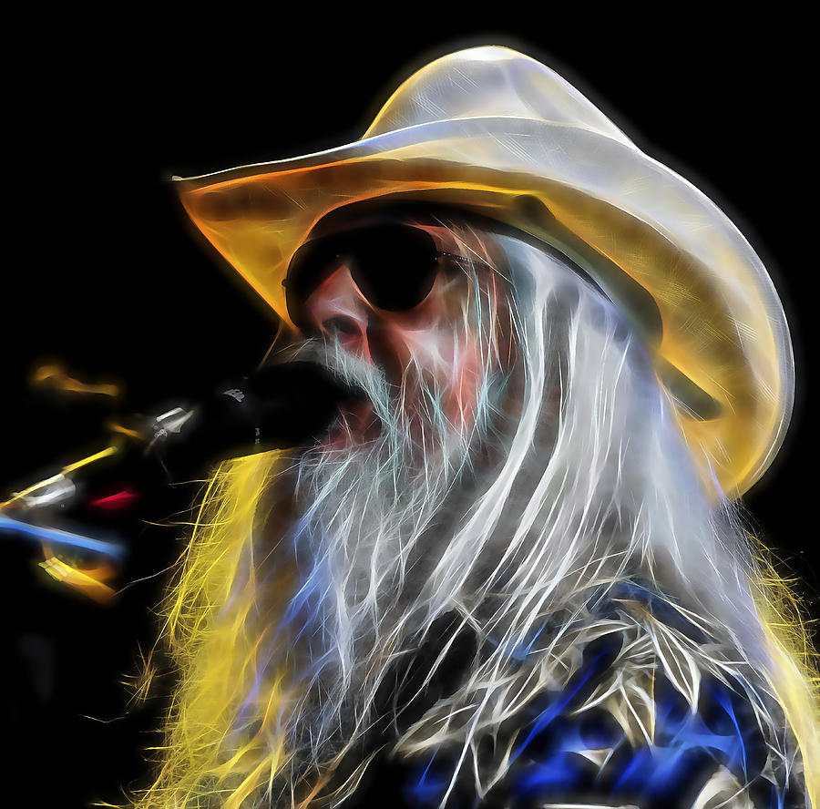 Leon Russell Collection #5 Mixed Media by Marvin Blaine