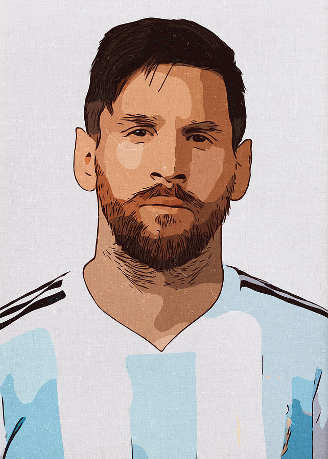 Lionel Messi Artwork Painting by Taoteching Art