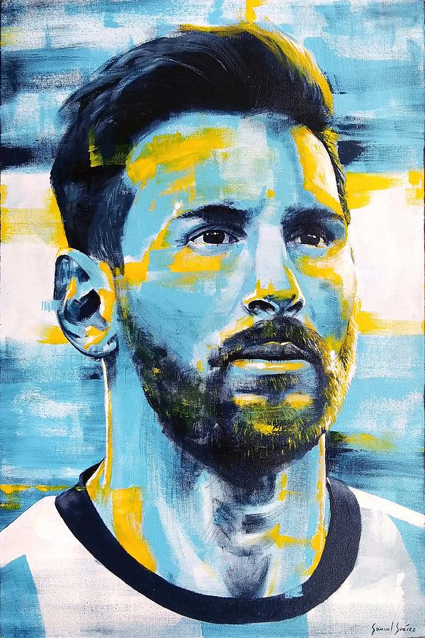 Lionel Messi Painting Art Painting by Matthew Hale - Pixels