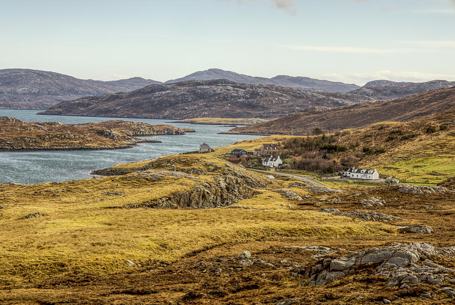Mountain Photograph - Loch Roag #5 by Kevin Agg