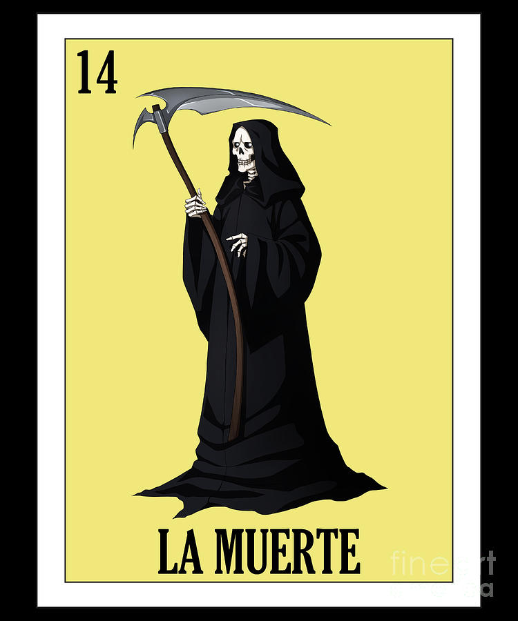 Loteria Mexicana La Muerte Loteria Mexicana Design La Muerte T Regalo La Muerte Digital