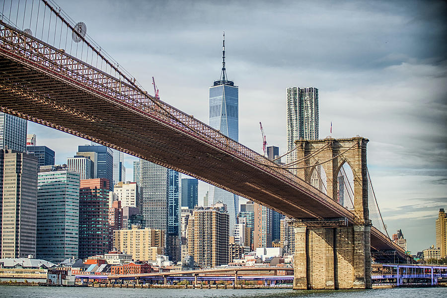 Lower Manhattan New York City Panorama #5 Photograph by Alex Grichenko