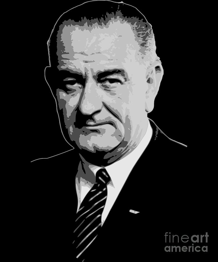 Lyndon B Johnson Digital Art By Filip Schpindel - Fine Art America