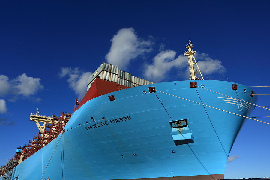 Maersk Line Triple-E Container ship Majestic Mærsk #5 Photograph by Pejft