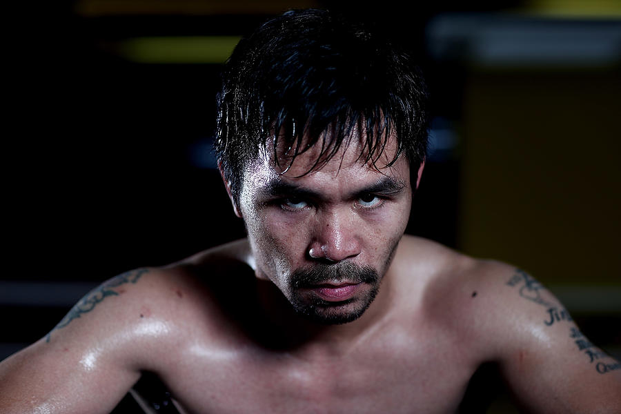 Manny Pacquiao Prepares For Fight Against Jeff Horn #5 Photograph by Chris Hyde