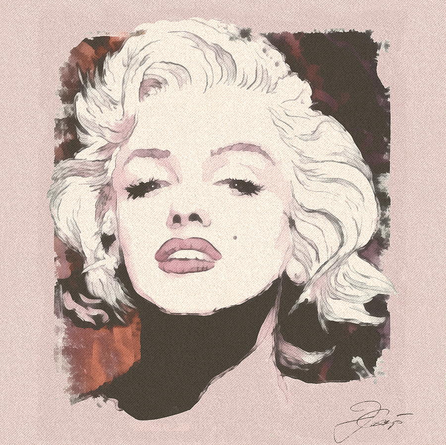 Marilyn Monroe #5 Digital Art by Jerzy Czyz