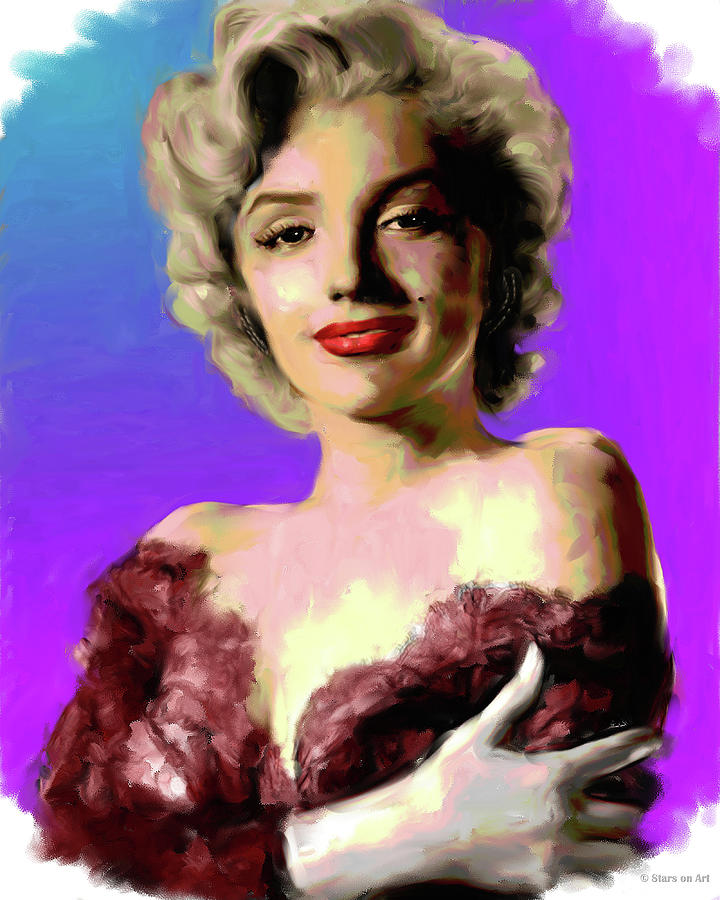 Marilyn Monroe Painting - Marilyn Monroe #3 by Movie World Posters