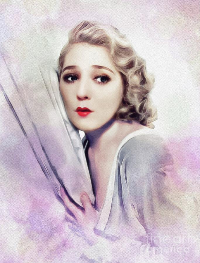 Mary Pickford, Vintage Actress #5 Painting by Esoterica Art Agency