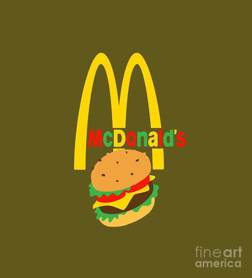 Mcdonald Logo Digital Art by Bang Junet - Fine Art America