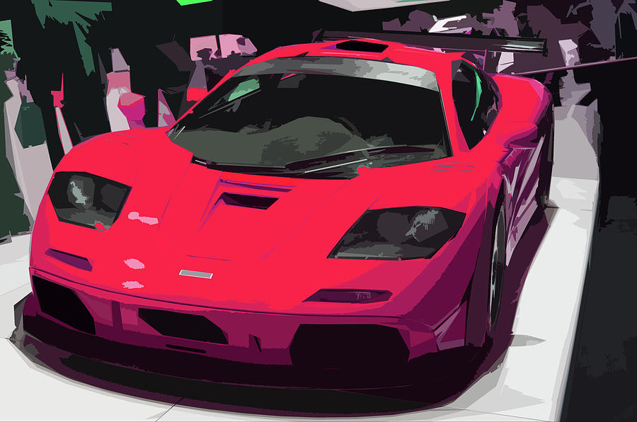 McLaren F1 LM #5 Digital Art by Thespeedart