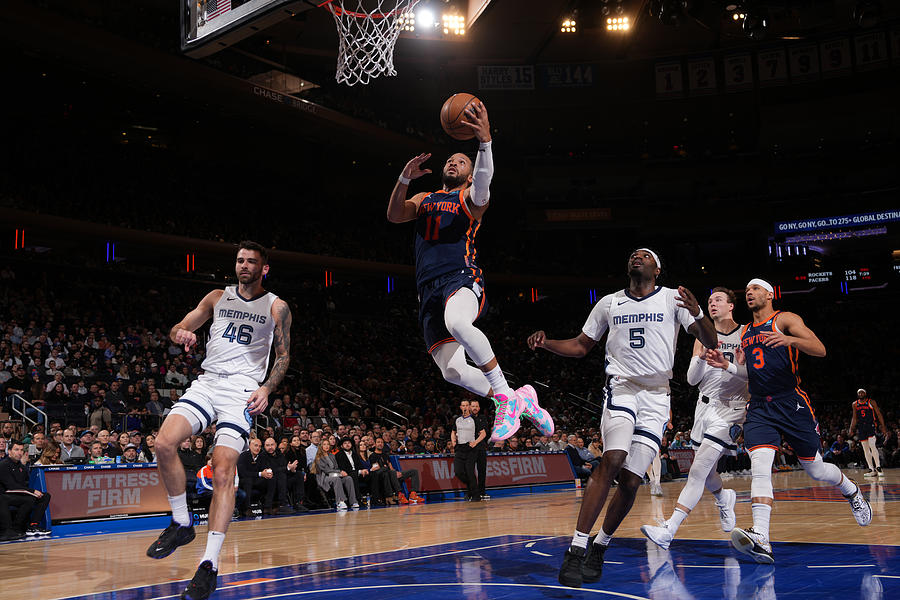 Memphis Grizzlies v New York Knicks #5 Photograph by Jesse D. Garrabrant