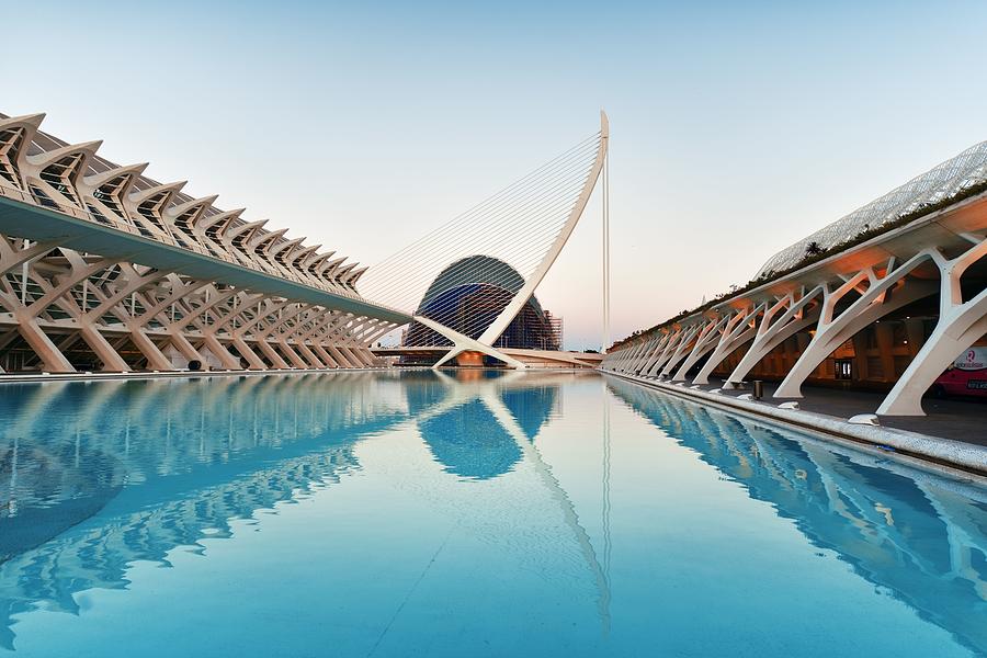 Modern architecture of Valencia #5 Photograph by Songquan Deng