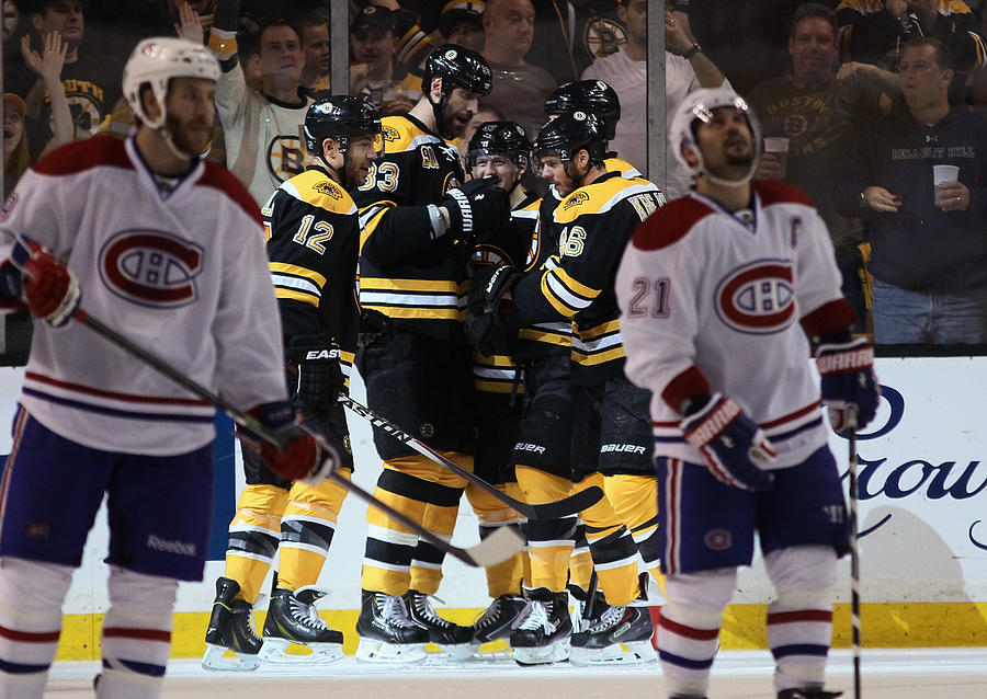 Montreal Canadiens v Boston Bruins - Game Five #5 Photograph by Bruce Bennett