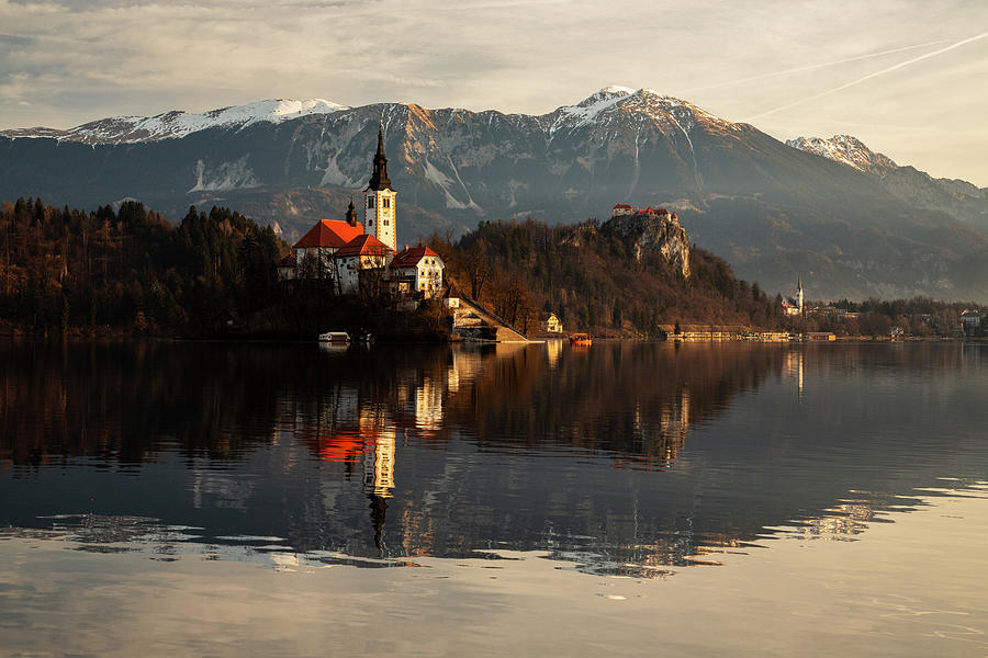 Morning at Lake Bled #5 Photograph by Ian Middleton