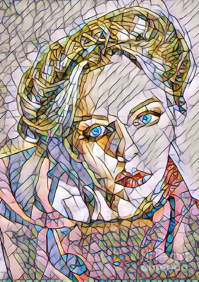 Mosaic Portret Digital Art