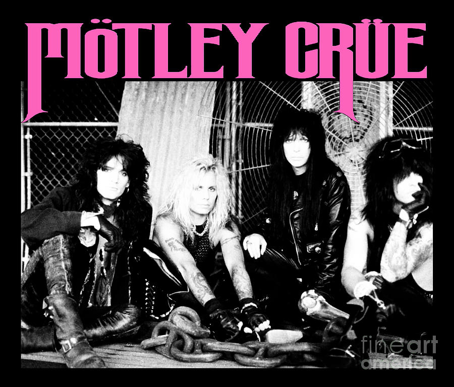 Motley Crue Drawing by Audio Payu