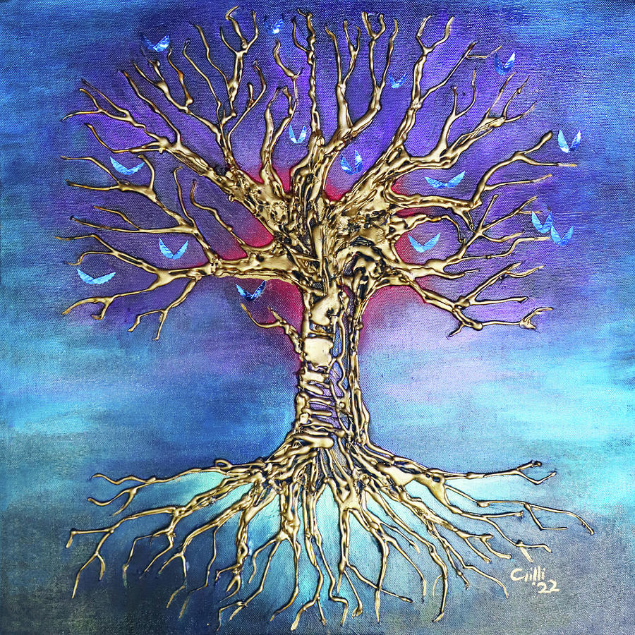 Tree of Life Mixed Media by Gillian Storbeck - Fine Art America