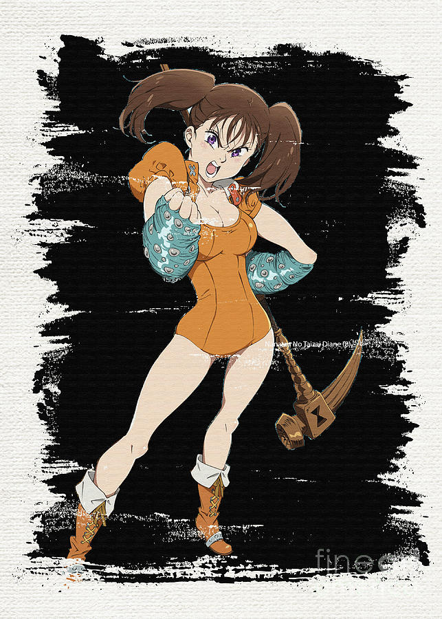 Nanatsu No Taizai Diane Digital Art by Kyo Art