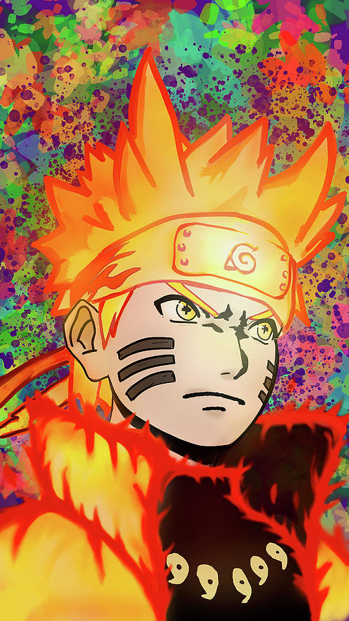 Naruto Chakra Mode Digital Art by Lac Lac - Pixels