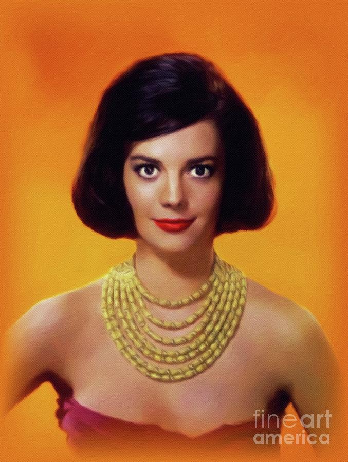 Natalie Wood, Hollywood Icon Painting