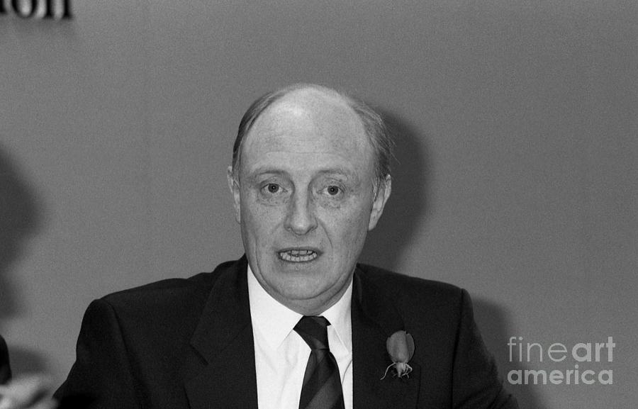 Neil Kinnock politician Photograph by David Fowler - Fine Art America