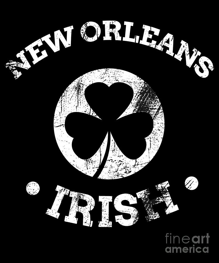 New Orleans Irish Shirt New Orleans St Patricks Day Parade Digital Art