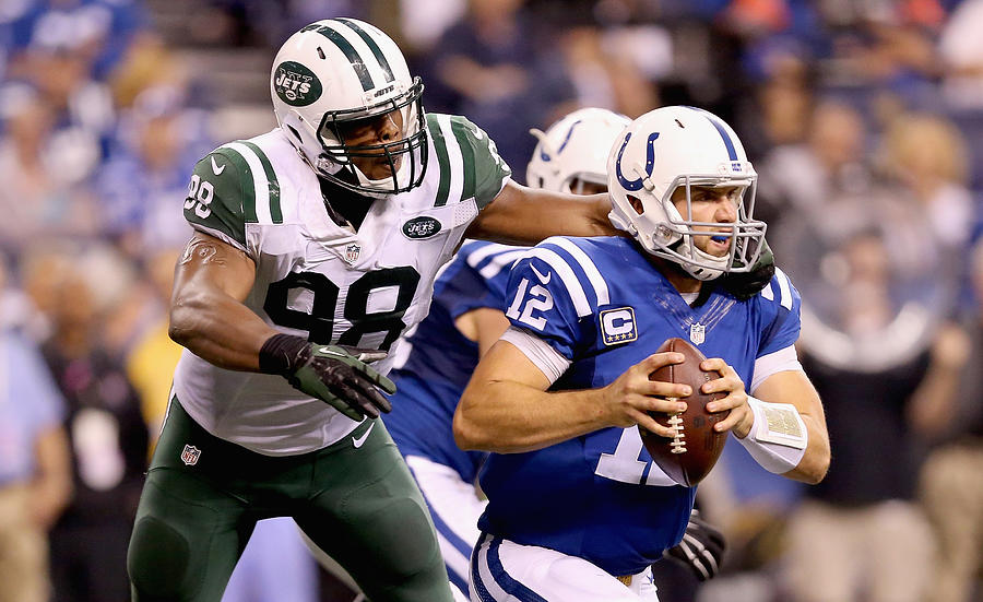 New York Jets v Indianapolis Colts #5 Photograph by Andy Lyons