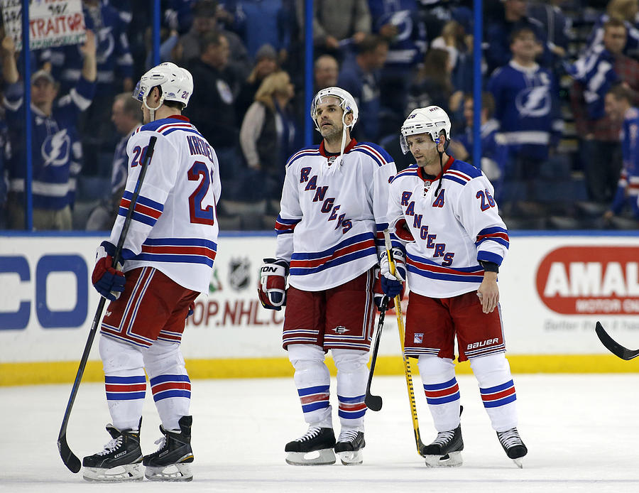 New York Rangers v Tampa Bay Lightning #5 Photograph by Mike Carlson