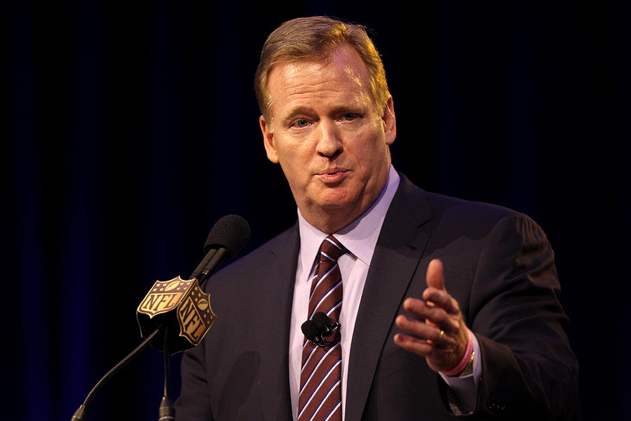 NFL Commissioner Roger Goodell Press Conference #5 Photograph by Mike Lawrie