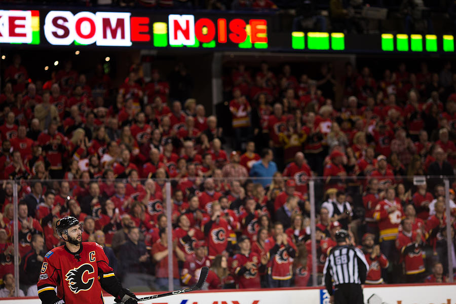 NHL: APR 19 Round 1 Game 4 - Ducks at Flames #5 Photograph by Icon Sportswire