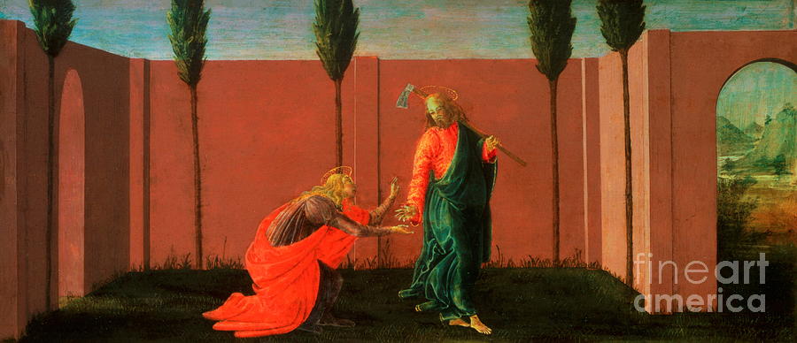 Noli Me Tangere #5 Painting by Sandro Botticelli