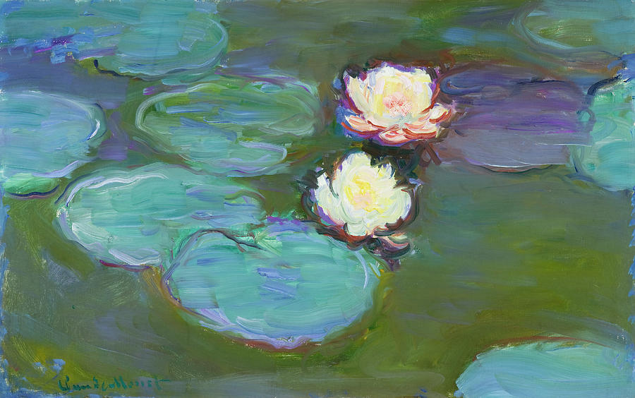 Claude Monet Painting - Nympheas #5 by Art Dozen