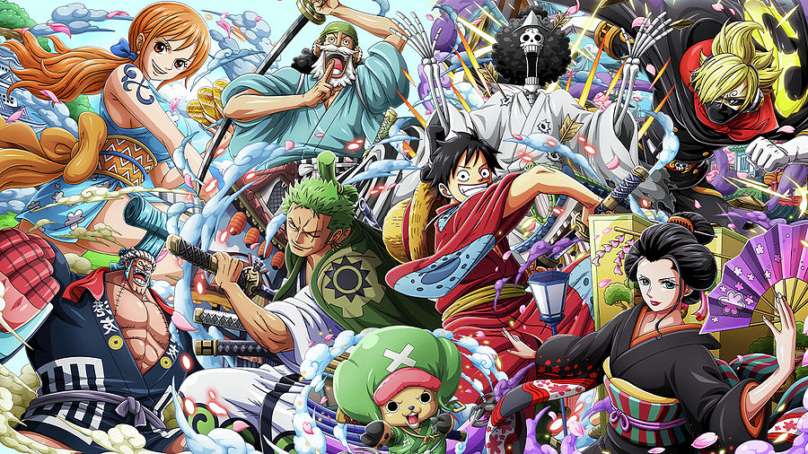 OnePiece Wano Digital Art by Rora Muneely - Pixels