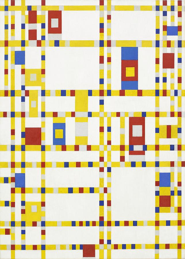 Piet Mondrian Painting by Zid Alaa - Fine Art America