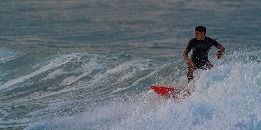 Playa Bruja Surfing Mazatlan Mexico #5 Photograph by Tommy Farnsworth