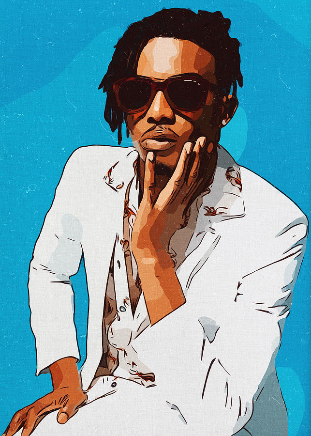 Playboi Carti Artwork Painting by New Art