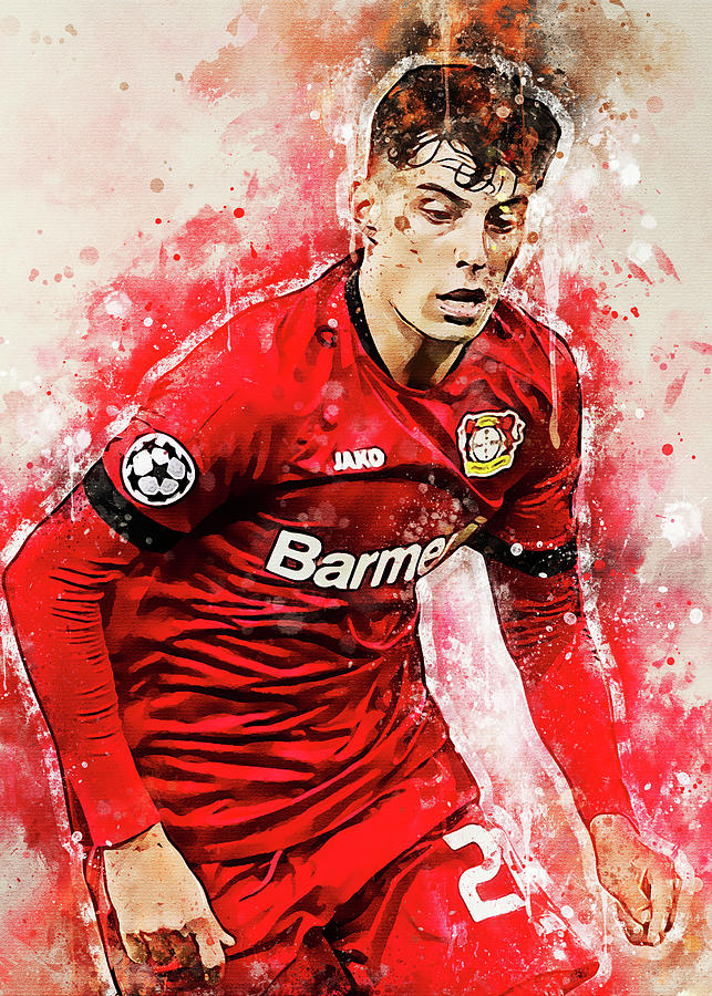 Player Kai Havertz Kaihavertz Kai Havertz Kai Havertz Digital Art by ...