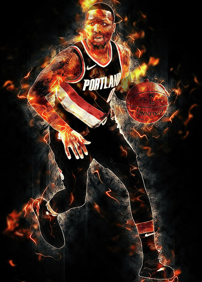 Player Portland Trail Blazers Player Damian Lillard Damianlillard ...